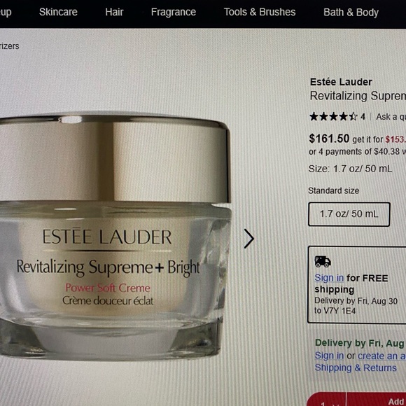 BNIB Estée Lauder Revitalizing Supreme + Bright Power Soft Crème 5ml x 6 - Picture 2 of 3